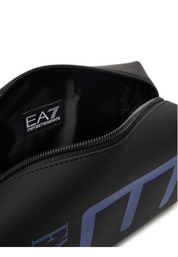 EA7 Emporio Armani Kosmetyczka 245076 3R910 MZ331 Czarny. Kolor: czarny. Materiał: skóra