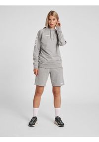 Bluza sportowa z kapturem damska Hummel Go Cotton Hoodie Woman. Typ kołnierza: kaptur. Kolor: szary