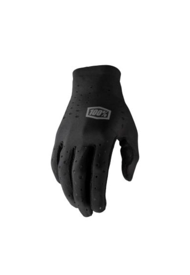 Damskie rękawiczki rowerowe 100% sling. Kolor: czarny. Sport: kolarstwo