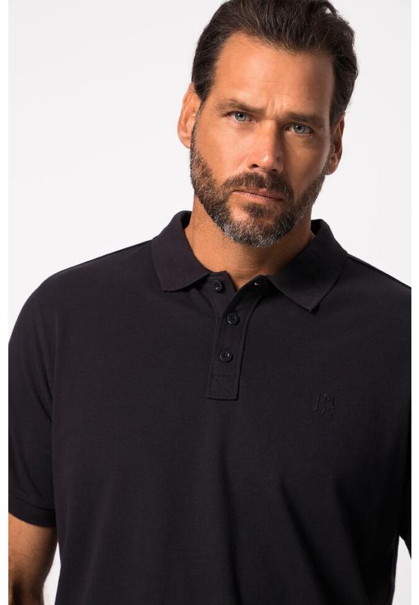 JAY-PI - Męska Koszulka polo FLEXNAMIC® golf pika rękaw 1/2. Typ kołnierza: polo, golf. Kolekcja: plus size. Kolor: niebieski. Materiał: bawełna, elastan, materiał. Styl: sportowy