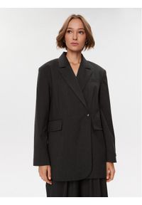 Herskind Marynarka Varner 4917958 Szary Oversize. Kolor: szary. Materiał: syntetyk