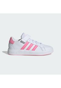 Sneakersy Adidas Original Grand Court 2.0 El Ftwwht/M Dzieci. Okazja: na co dzień. Kolor: biały, wielokolorowy, różowy