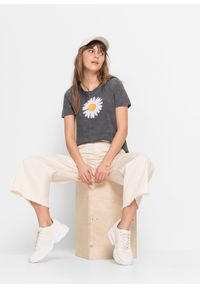 bonprix - T-shirt z czystej bawełny organicznej. Kolor: szary. Materiał: bawełna. Wzór: nadruk #3