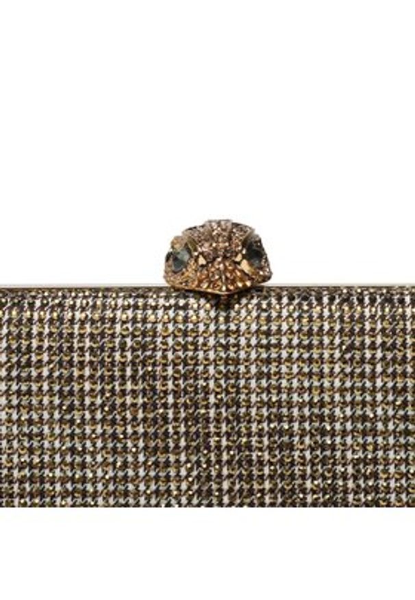 Kurt Geiger Torebka Crystal Kensington Clutch 9102940609 Beżowy. Kolor: beżowy