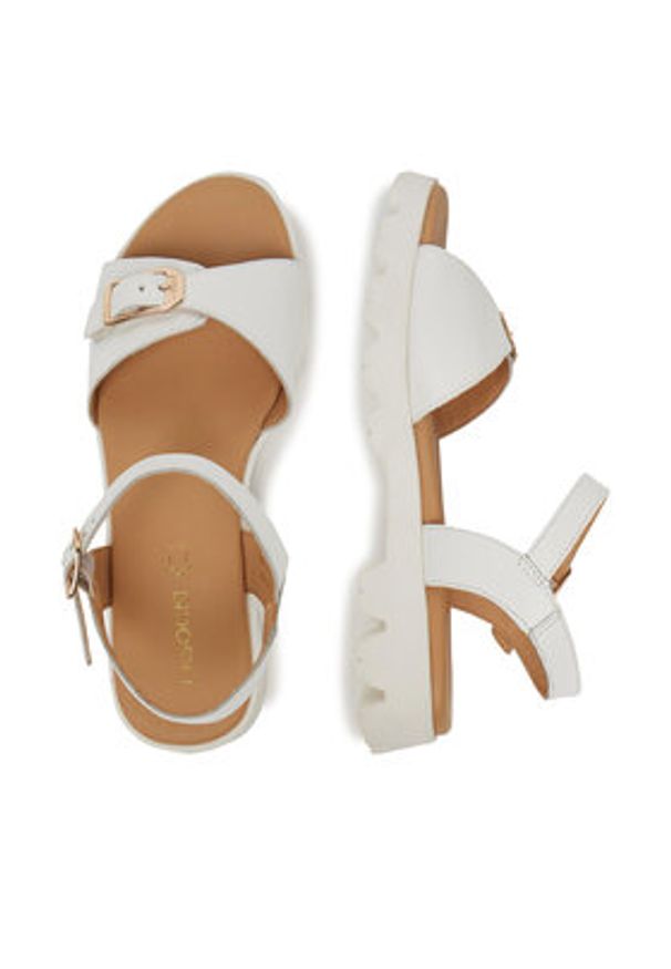 Lasocki Sandały GRD-3134-03 Biały. Kolor: biały. Materiał: skóra