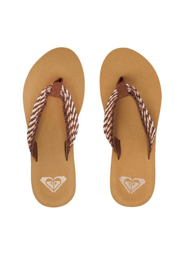 Japonki Roxy. Kolor: brązowy