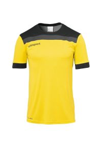 UHLSPORT - Polo Uhlsport Offense 23. Typ kołnierza: polo. Kolor: wielokolorowy, czarny, żółty. Materiał: materiał. Sport: piłka nożna