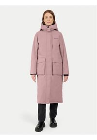 Didriksons Parka Leya 504846 Różowy Relaxed Fit. Kolor: różowy. Materiał: syntetyk #1