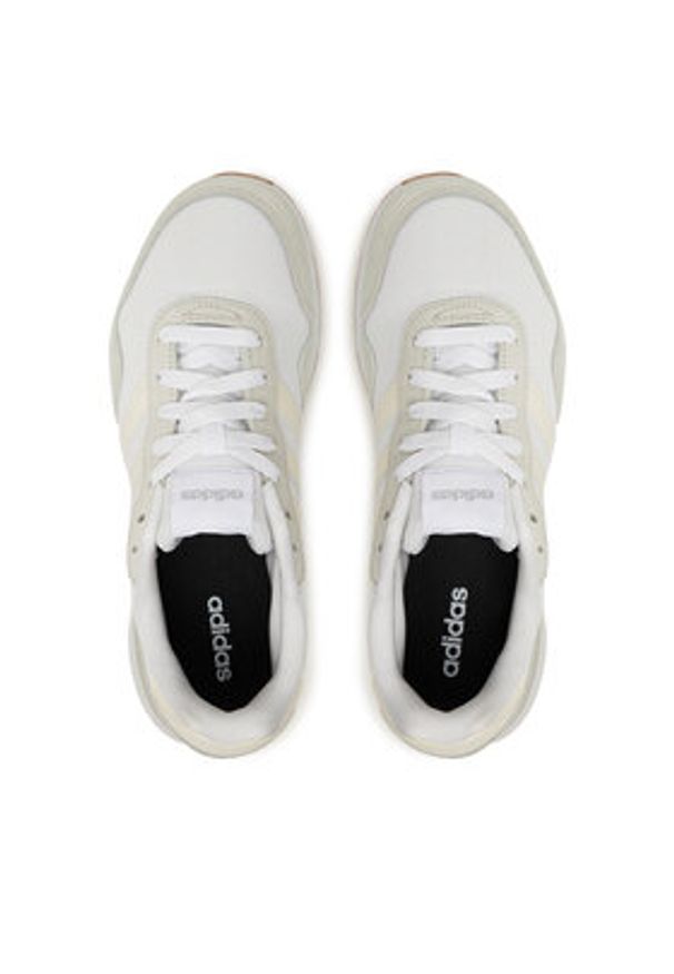 Adidas - adidas Sneakersy Run 60s 4.0 JR6627 Biały. Kolor: biały. Materiał: materiał. Sport: bieganie