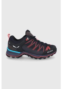 Salewa buty MTN Trainer Lite damskie kolor granatowy lekko ocieplone. Zapięcie: sznurówki. Kolor: niebieski. Materiał: tworzywo sztuczne, guma, materiał. Szerokość cholewki: normalna