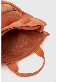 Vans plecak damski kolor pomarańczowy mały gładki. Kolor: pomarańczowy. Wzór: gładki #5