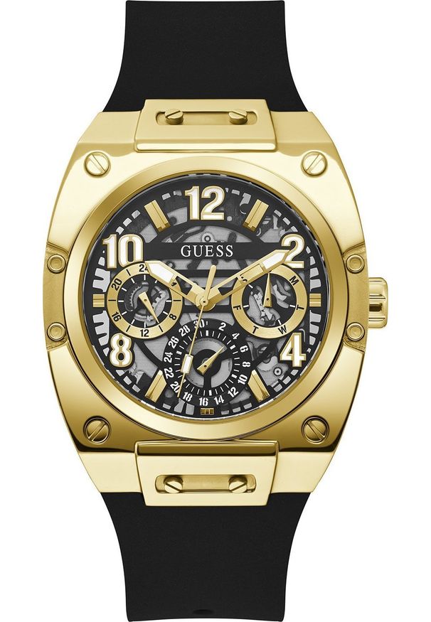Zegarek Guess Zegarek męski Guess GW0569G2 czarny. Kolor: czarny