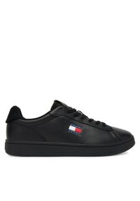 Tommy Jeans Sneakersy Archive '98 EM0EM01596 Czarny. Kolor: czarny. Materiał: skóra