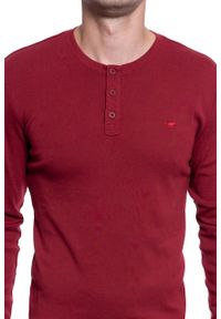 Mustang - MĘSKA KOSZULA Z DŁUGIMI RĘKAWAMI MUSTANG ANTON BASIC HENLEY 1009248 7194. Typ kołnierza: typu henley. Długość rękawa: długi rękaw. Długość: długie #7