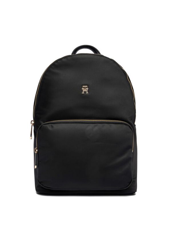 TOMMY HILFIGER - Tommy Hilfiger Plecak Poppy AW0AW15641 Czarny. Kolor: czarny. Materiał: poliamid, nylon
