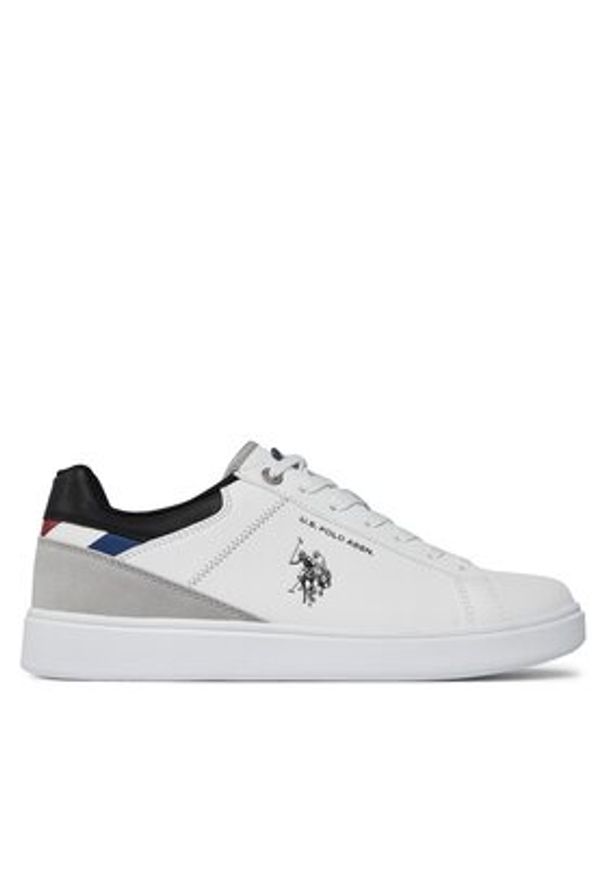 U.S. Polo Assn. Sneakersy ROKKO001D Biały. Kolor: biały. Materiał: materiał