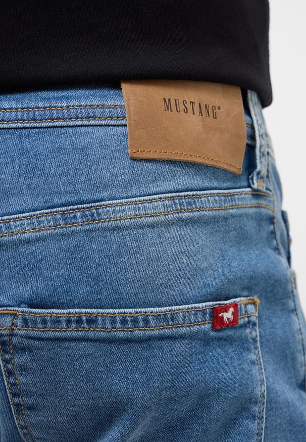 Mustang - MUSTANG VEGAS SLIM MĘSKIE SPODNIE JEANSOWE JEANSY DŻINSY DENIM BLUE 1015495 5000 583