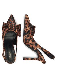 DeeZee Szpilki 6-605-1 Brązowy. Kolor: brązowy. Materiał: materiał. Obcas: na szpilce #4