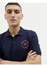 Jack & Jones Polo Simon 12269299 Granatowy Regular Fit. Typ kołnierza: polo. Kolor: niebieski. Materiał: bawełna #5