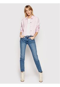 Converse Kurtka jeansowa My Story Utility 10021081-A03 Różowy Regular Fit. Kolor: różowy. Materiał: jeans #11