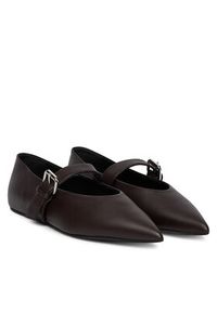 Weekend Max Mara Baleriny 2615521054650 Brązowy. Kolor: brązowy. Materiał: skóra #2
