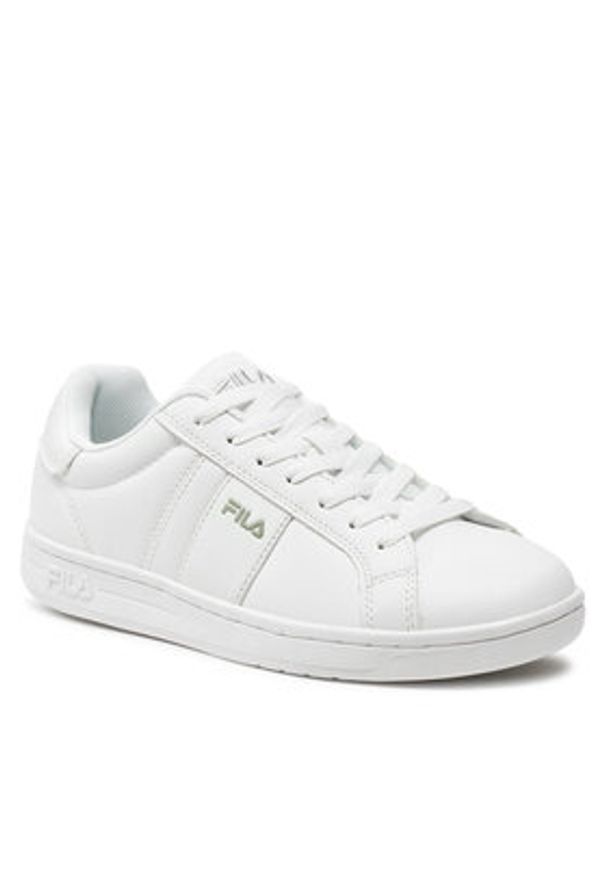 Fila Sneakersy Crosscourt Line Teens FFT0101 Biały. Kolor: biały. Materiał: skóra