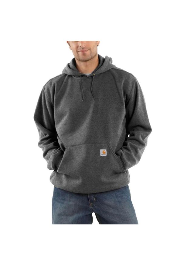 Bluza sportowa męska z kapturem Carhartt Midweight Hooded Sweatshirt. Typ kołnierza: kaptur. Kolor: szary