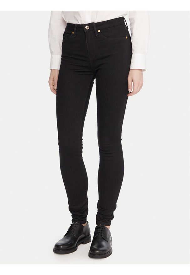 TOMMY HILFIGER - Tommy Hilfiger Jeansy WW0WW46720 Czarny Slim Fit. Kolor: czarny