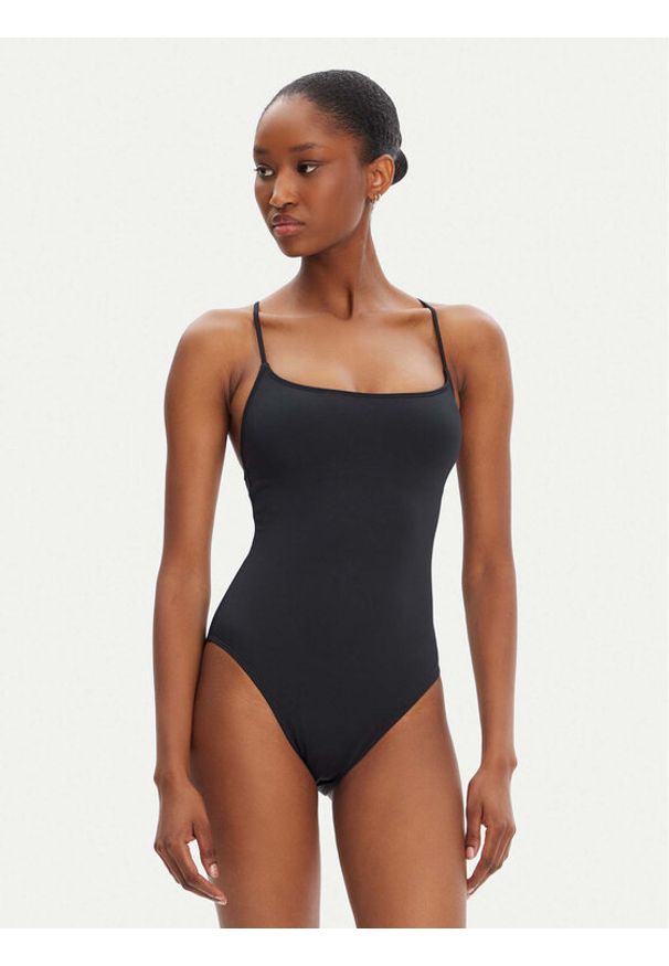 Roxy Strój kąpielowy Beach Classics Strappy ERJX103731 Czarny. Kolor: czarny. Materiał: syntetyk