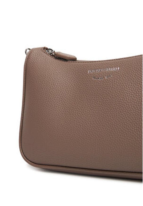 Emporio Armani Torebka EW000539 AF12036 M1057 Beżowy. Kolor: beżowy. Materiał: skórzane