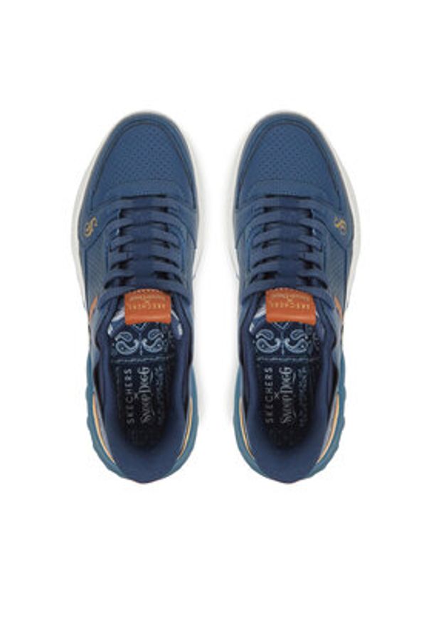 skechers - Skechers Sneakersy Sizzle-Snoop Sizzle Toke Slip-Ins 251170/NVY Granatowy. Kolor: niebieski. Materiał: skóra