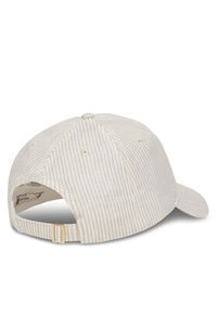 TOMMY HILFIGER - Tommy Hilfiger Czapka z daszkiem Premiu Beach AW0AW17141 Beżowy. Kolor: beżowy. Materiał: len, materiał #2