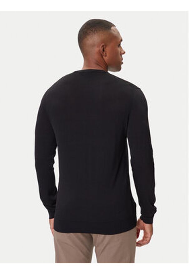 Guess Sweter M4YR29 Z3DM0 Czarny Regular Fit. Kolor: czarny. Materiał: wiskoza