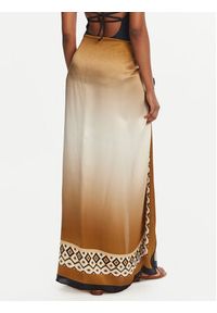 Max Mara Beachwear Chusta Ottico 2516541019 Brązowy. Kolor: brązowy. Materiał: materiał, jedwab #3