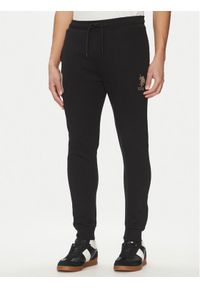 U.S. Polo Assn. Spodnie dresowe MUP0687 Czarny Slim Fit. Kolor: czarny. Materiał: bawełna
