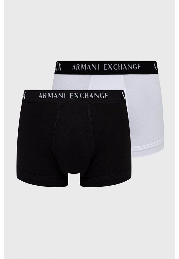 Armani Exchange Bokserki 956001.CC282 (2-pack) męskie kolor czarny. Kolor: czarny