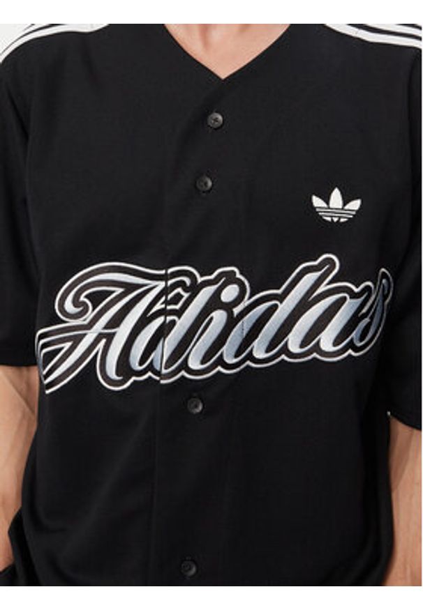 Adidas - adidas T-Shirt Summer League Varsity Baseball KE2244 Czarny Oversize. Kolor: czarny. Materiał: syntetyk