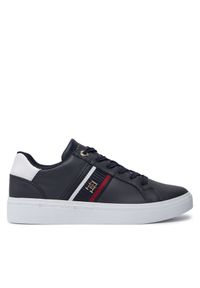 TOMMY HILFIGER - Sneakersy Tommy Hilfiger. Kolor: niebieski