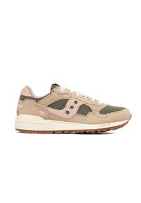 Buty do chodzenia damskie Saucony Shadow 5000. Zapięcie: sznurówki. Kolor: beżowy, wielokolorowy. Materiał: syntetyk, tkanina, zamsz, materiał. Szerokość cholewki: normalna. Sport: turystyka piesza