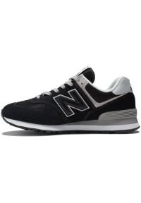 Sneakersy męskie czarne New Balance ML574EVB. Okazja: do pracy, na co dzień, na spacer. Kolor: czarny. Model: New Balance 574. Sport: turystyka piesza #5