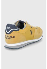 U.S. Polo Assn. buty kolor żółty. Nosek buta: okrągły. Zapięcie: sznurówki. Kolor: żółty. Materiał: guma #2