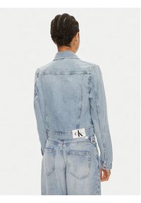 Calvin Klein Jeans Kurtka jeansowa 90's J20J223669 Niebieski Regular Fit. Kolor: niebieski. Materiał: bawełna