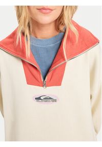 Quiksilver Polar Sungai Block EQWFT03192 Biały Oversize. Kolor: biały. Materiał: bawełna #5