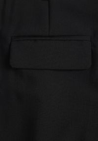 Born2be - Czarne Garniturowe Szorty z Wiskozą i Wysokim Stanem Zapinane na Suwak Lirvia. Stan: podwyższony. Kolor: czarny. Materiał: wiskoza. Sezon: lato. Styl: elegancki #6