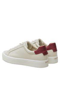 Calvin Klein Sneakersy Vulc Lace Up Saff Fox W/Met Bt HW0HW02104 Beżowy. Kolor: beżowy. Materiał: skóra