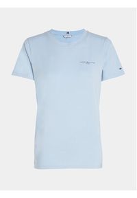 TOMMY HILFIGER - Tommy Hilfiger T-Shirt 1985 WW0WW37877 Niebieski Regular Fit. Kolor: niebieski. Materiał: bawełna #6