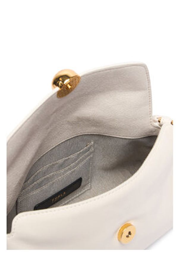 Furla Torebka Soft Mini WE00881 BX2269 CN PNN00 Écru. Kolor: kremowy. Materiał: skórzane