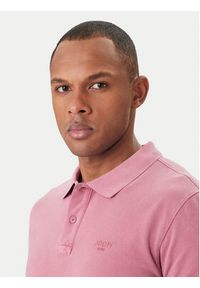 JOOP! Jeans Polo Ambrosian 30045619 Różowy Modern Fit. Typ kołnierza: polo. Kolor: różowy. Materiał: bawełna #3