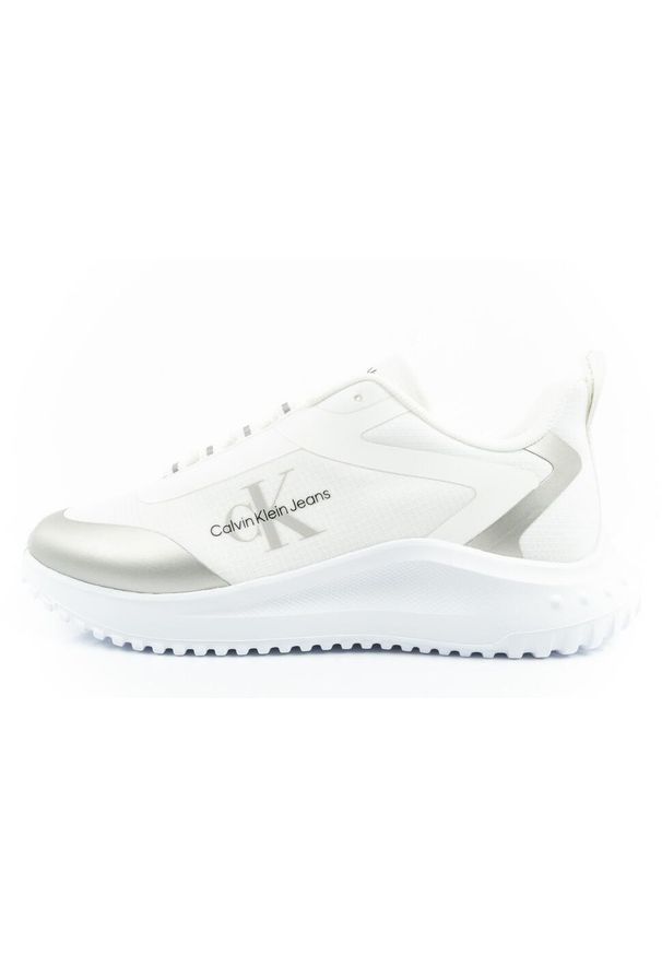 Buty damskie sportowe Calvin Klein Eva Runner. Kolor: wielokolorowy, szary, biały. Sport: turystyka piesza