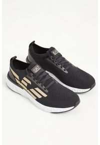 EA7 Emporio Armani - SNEAKERSY EA7 EMPORIO ARMANI. Zapięcie: pasek. Wzór: aplikacja #4